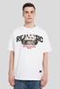 Realistic White Printed T-Shirt
