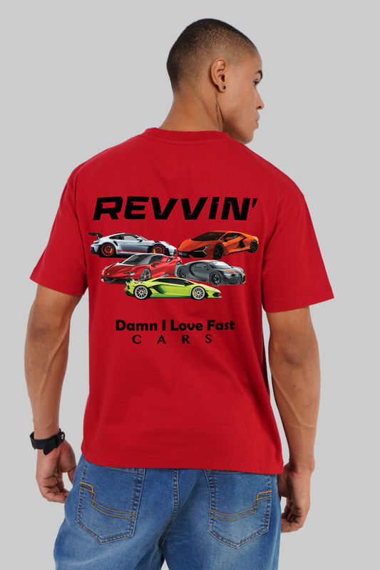Revvin' Red Oversized T-shirt Men