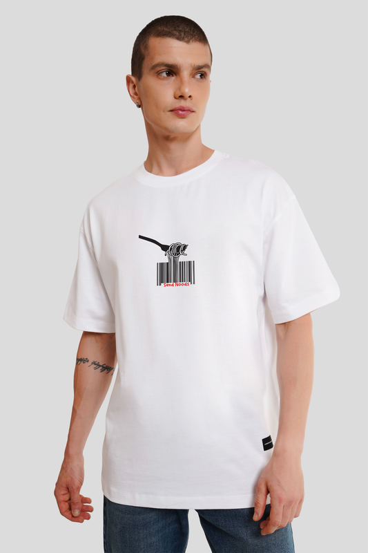 Noodles White Oversized T-shirt Men