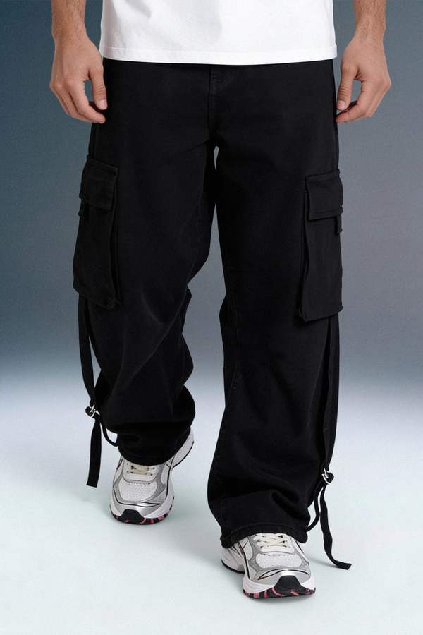 Black Baggy Jeans for Men