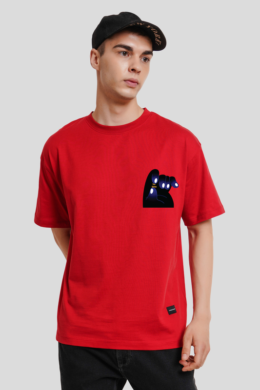 Your Opinion Red Oversized T-shirt Men