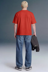 Underrated Curve Red Oversized T-shirt (UNISEX)